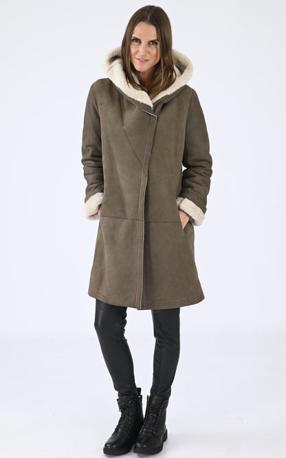 A &quot;H969&quot; Taupe Levinsky 3/4 Femme closed photo