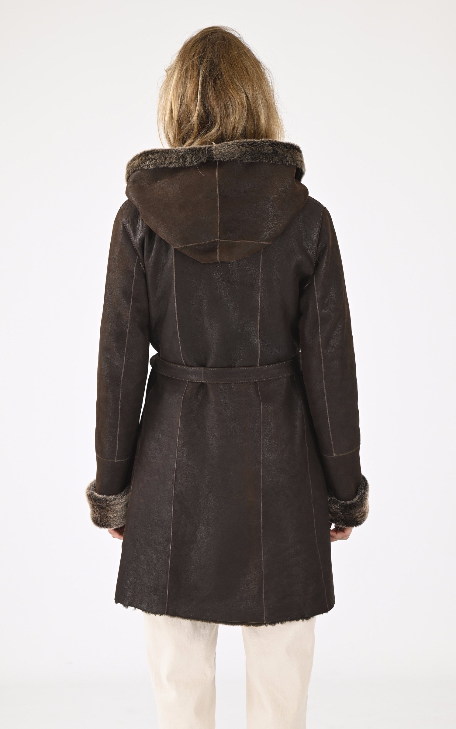 A &quot;OS9007B 90&quot; Marron La Canadienne 3/4 Femme back photo 4
