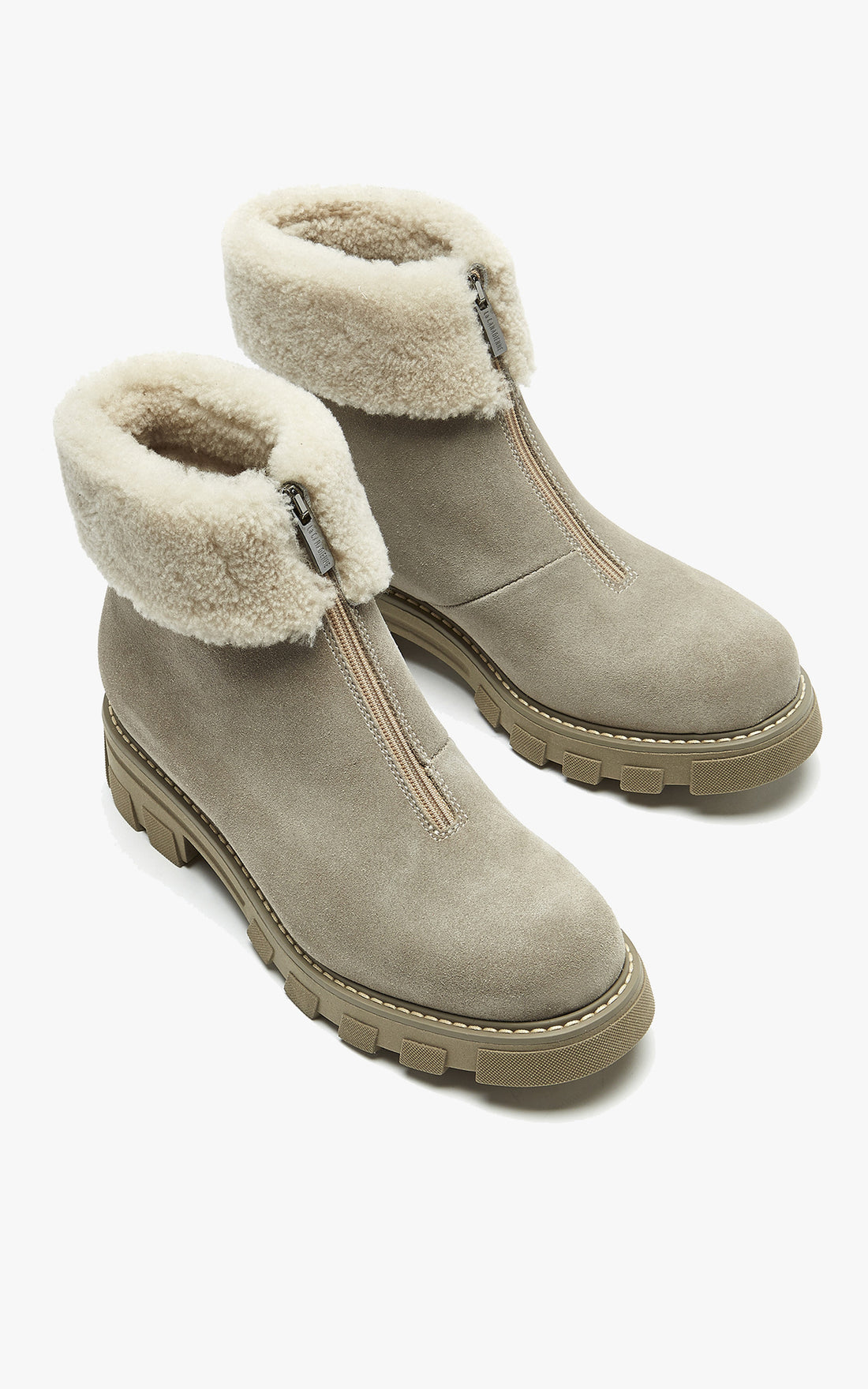 A &quot;ABBA 5830145&quot; Beige La Canadienne Shoes Chaussures Femme opened photo