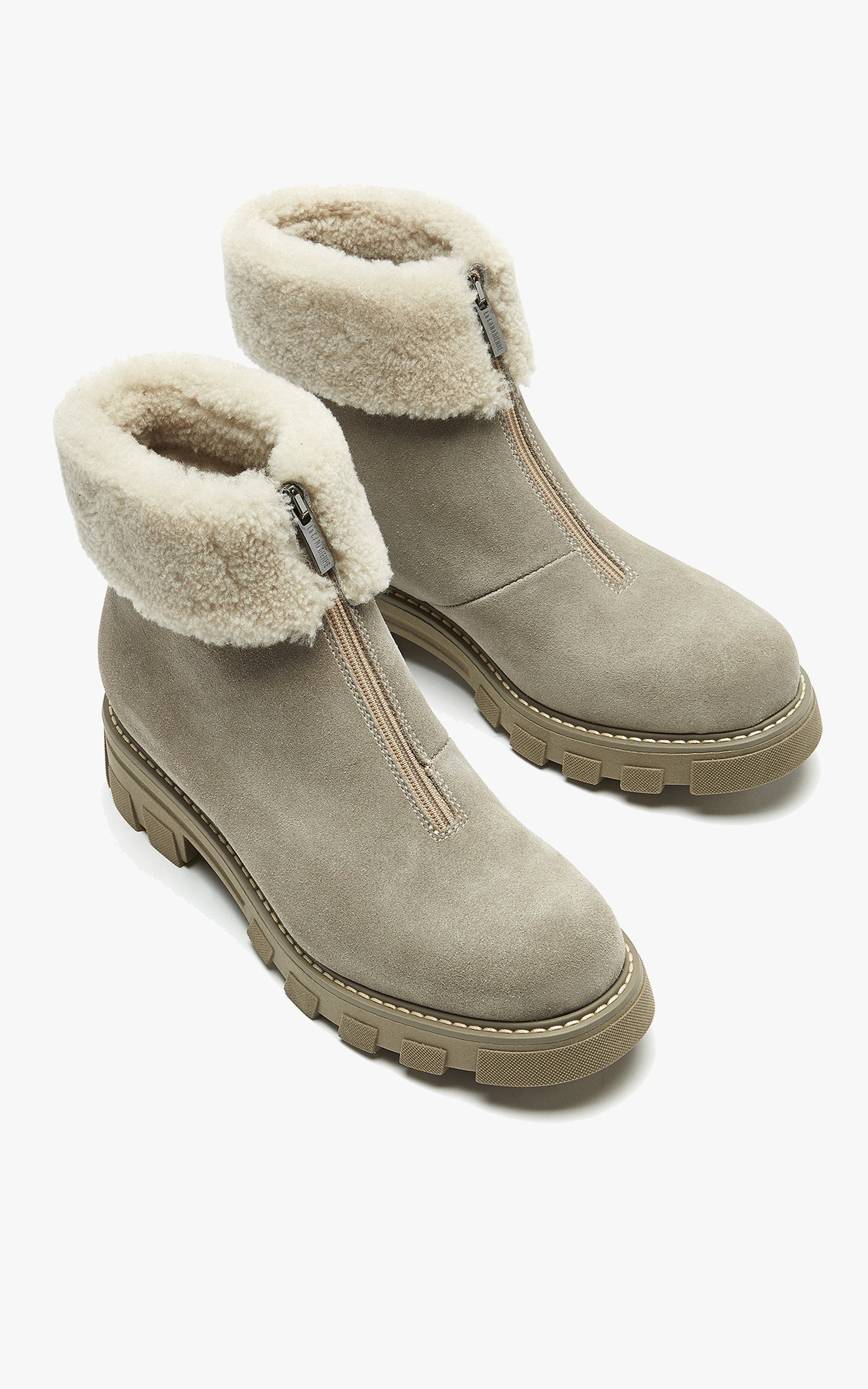 A &quot;ABBA 5830145&quot; Beige La Canadienne Shoes Chaussures Femme opened photo