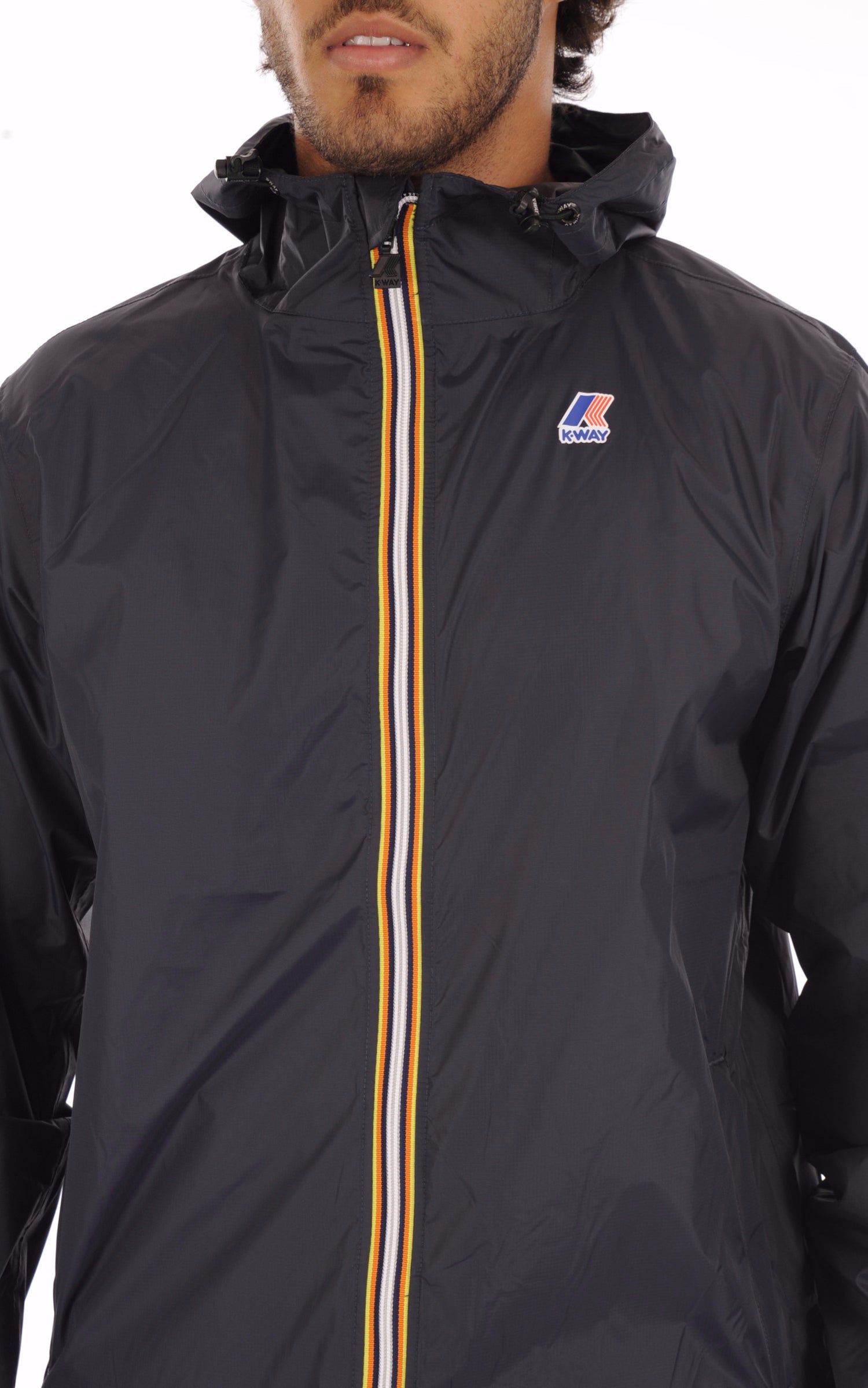 A &quot;CLAUDE K004BD0&quot; Bleu Marine K-Way Blouson Mixte details photo 5