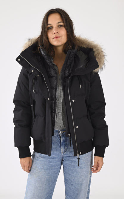 A &quot;NEFI-FZ&quot; Noir Mackage Bl Doudoune Femme opened photo