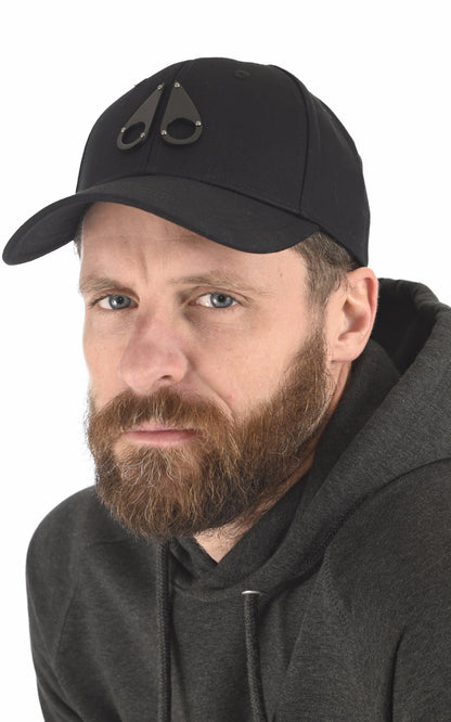 A &quot;LOGO ICON M31MA534&quot; Noir Moose Knuckles Casquette Mixte details photo