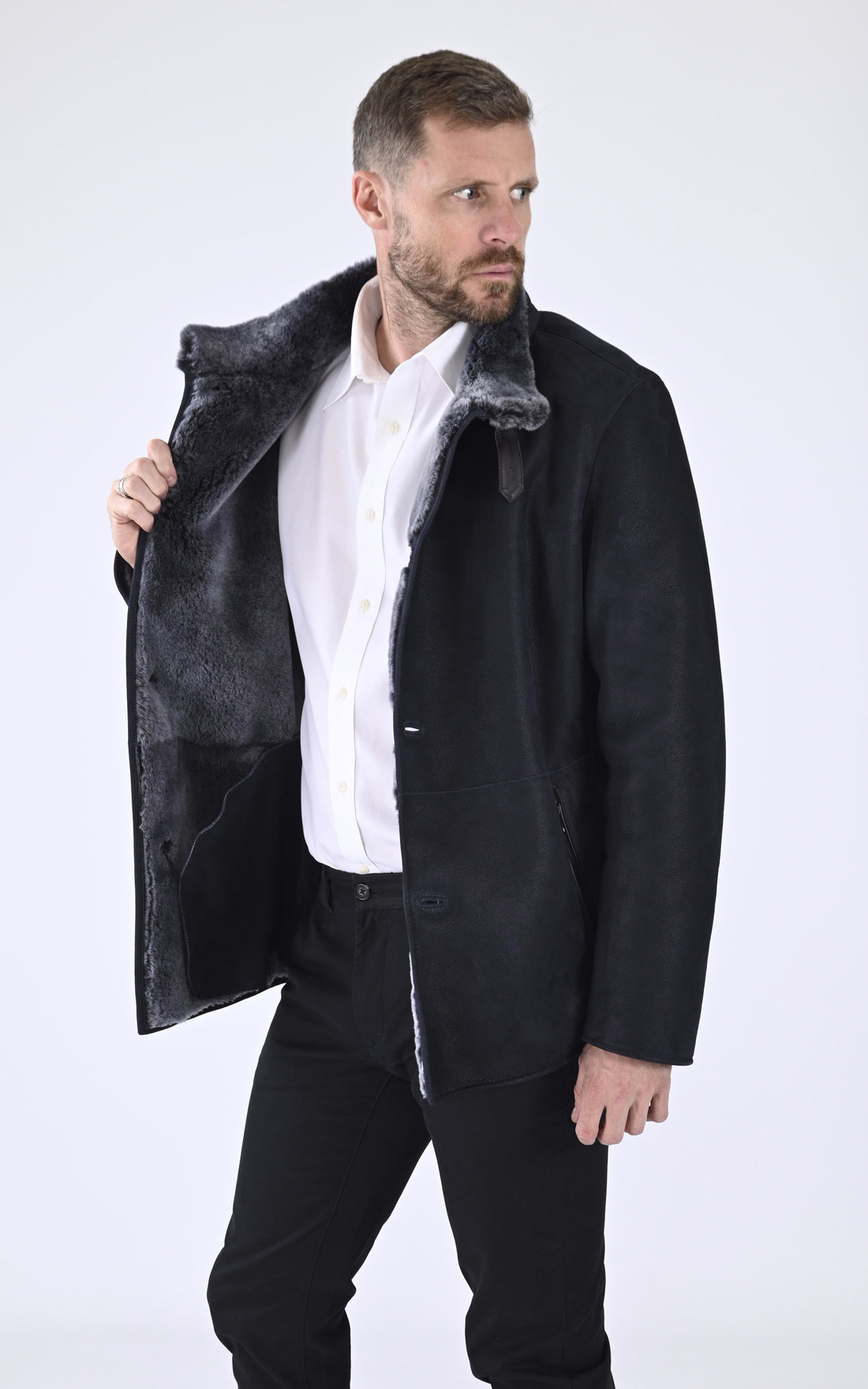 A &quot;T122&quot; Bleu Suprema 3/4 Homme opened photo