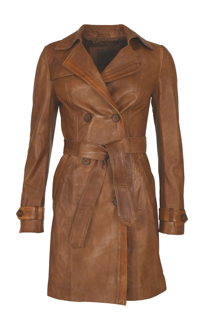 A &quot;5043&quot; Cognac La Canadienne 3/4 Femme back photo