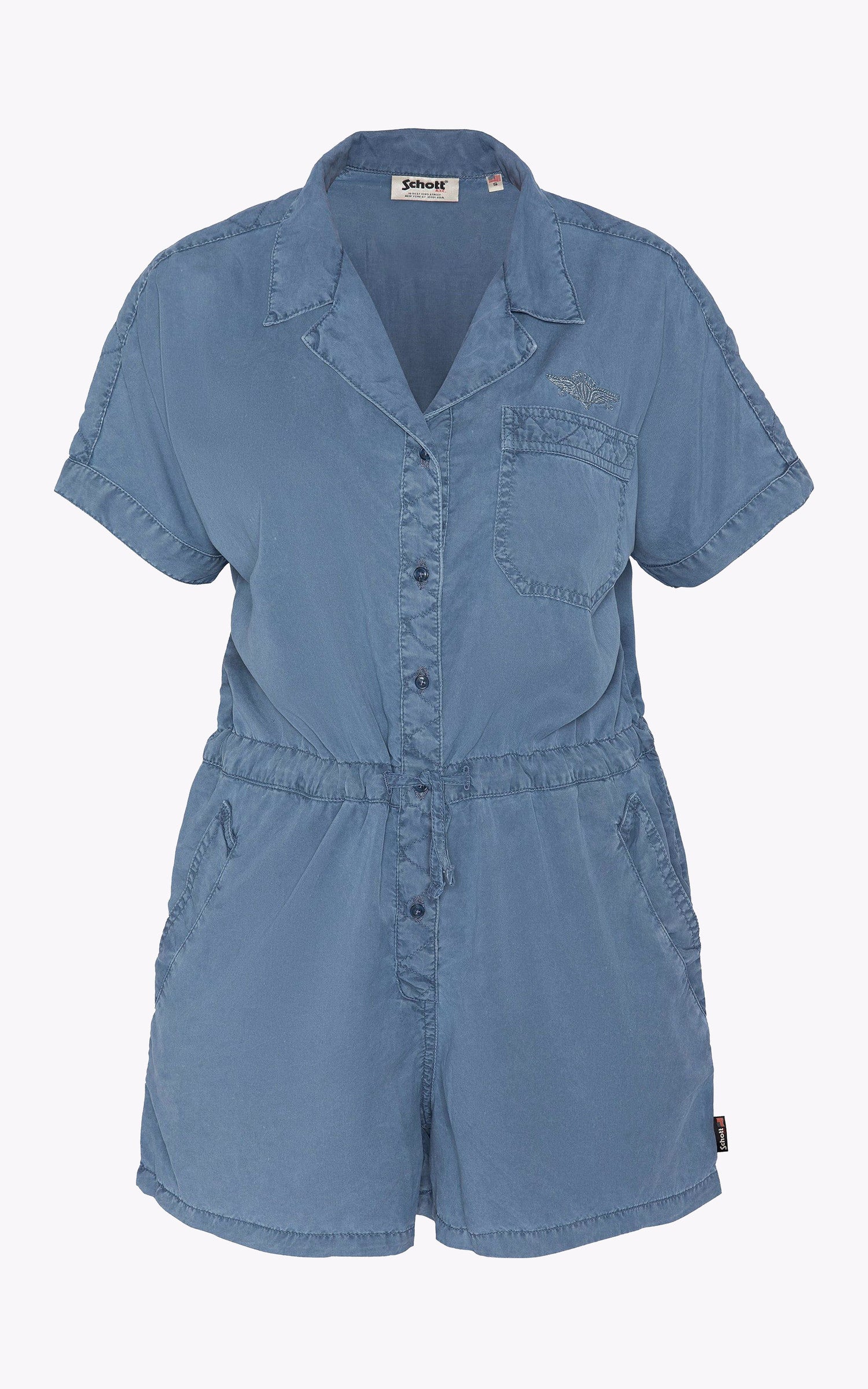 A &quot;TRJBREANA30W&quot; Bleu Schott Combinaison Femme details photo