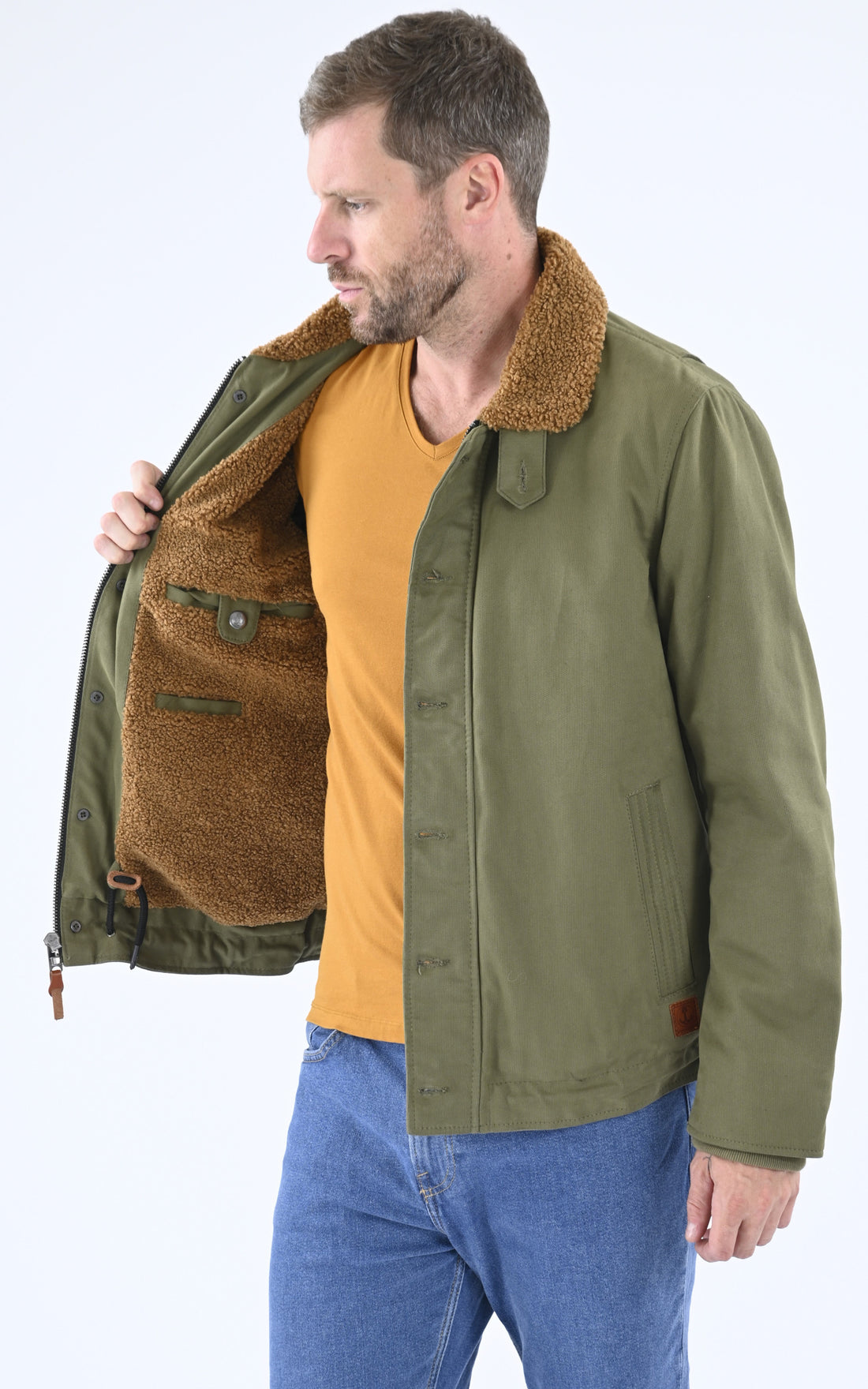 A &quot;NAUTILUS 102391&quot; Vert Iron&amp;Resin Veste Homme opened photo
