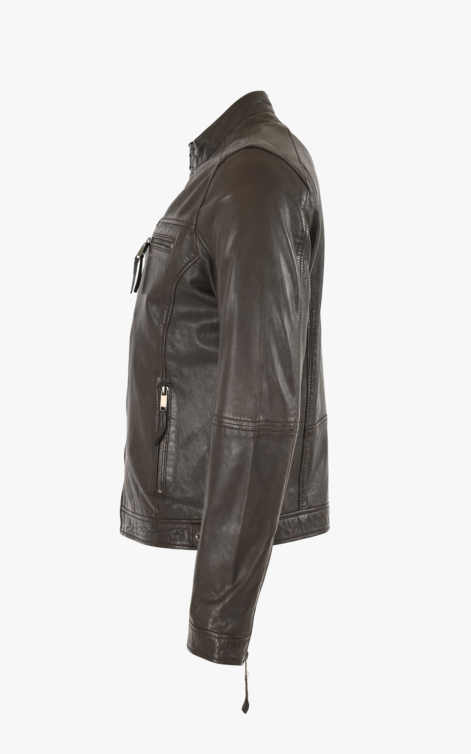 A &quot;MUMBAI&quot; Chocolat La Canadienne Blouson Homme interior photo 3