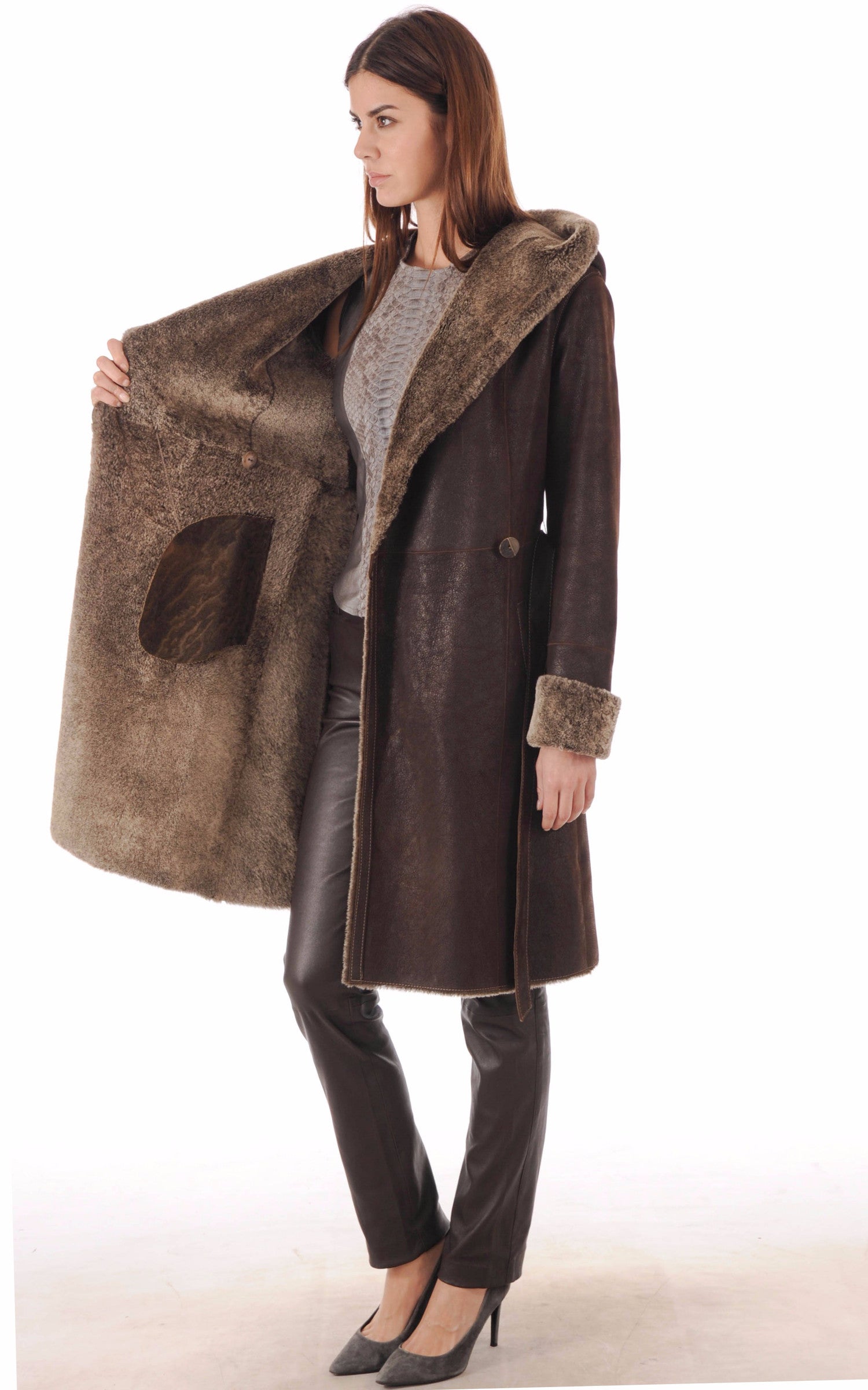 A &quot;OS9007B 100&quot; Marron La Canadienne 7/8 Femme interior photo 3