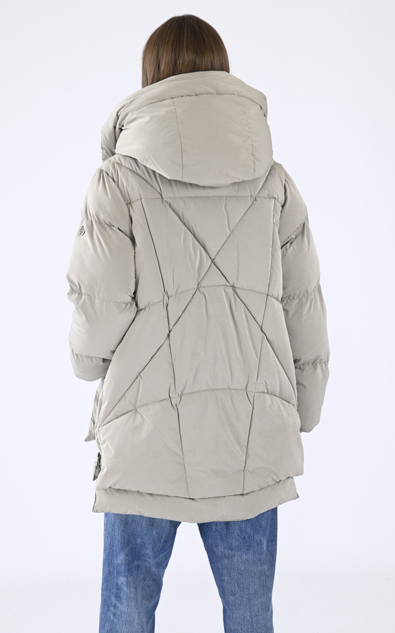 A &quot;FROST&quot; Vert Blonde n°8 Ves Doudoune Femme back photo 4