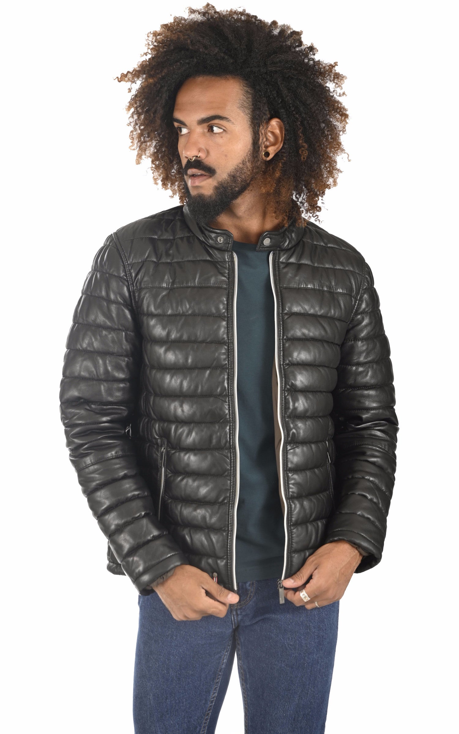 A &quot;JULIEN&quot; Noir Oakwood Bl Doudoune Homme opened photo 2