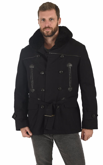 A &quot;CANADIENNE 2&quot; Noir La Canadienne Veste Homme closed photo