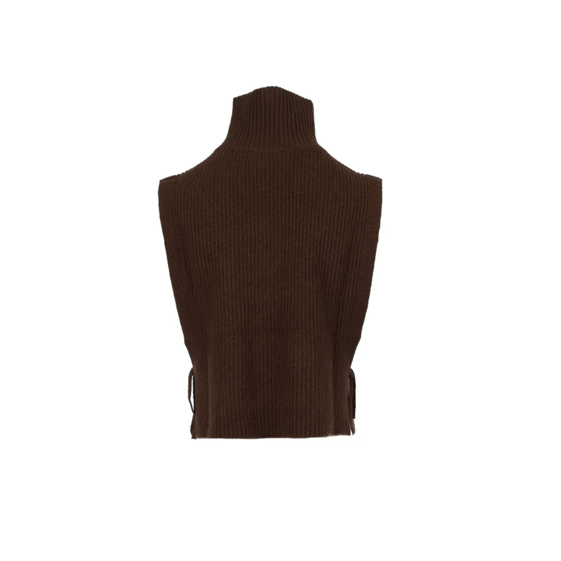 Pull tour de cou laine Mimosa choco