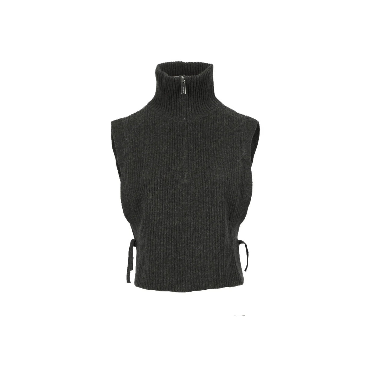 Col en cachemire Mimosa anthracite