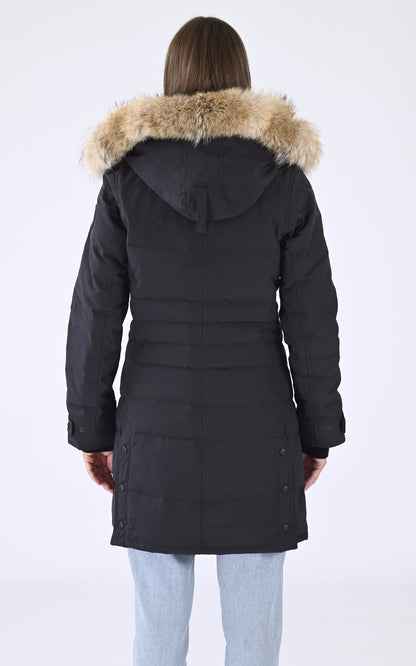 A &quot;LORETTE 2090LB&quot; Navy Canada Goose 3/4 Doudoune Femme back photo