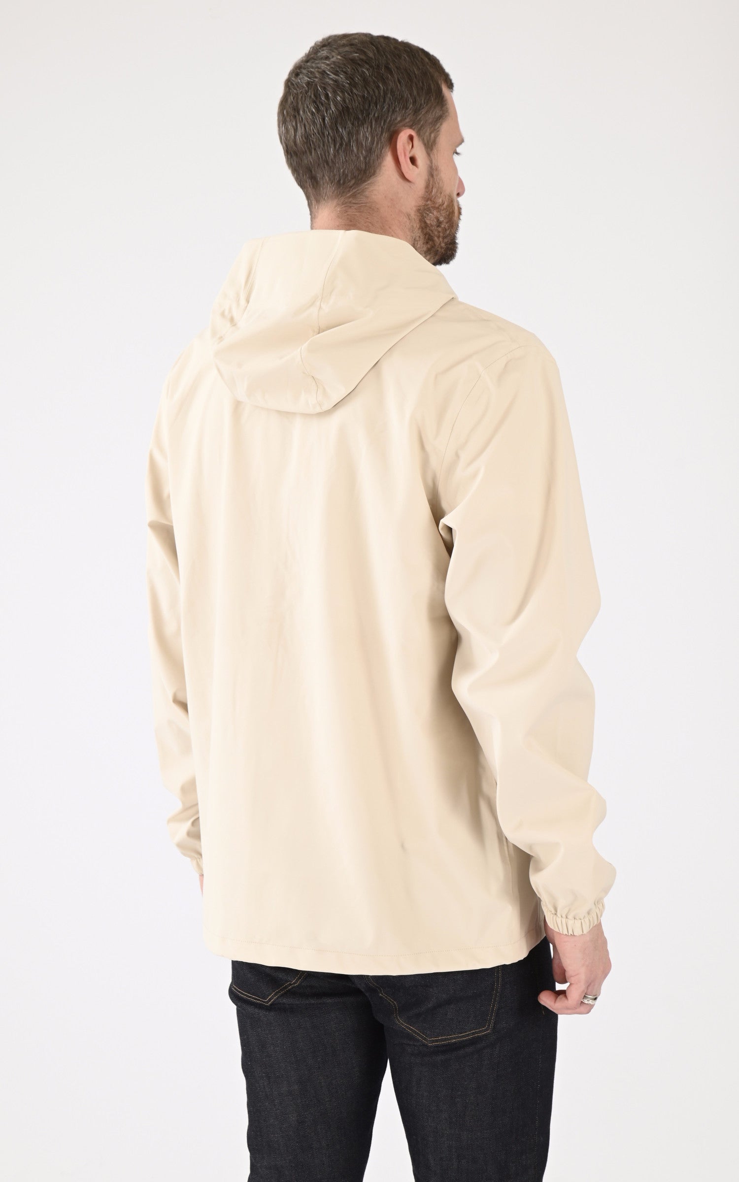A &quot;12420 SUVA HARDSHELL POCKET&quot; Beige Rains Veste Mixte back photo 4