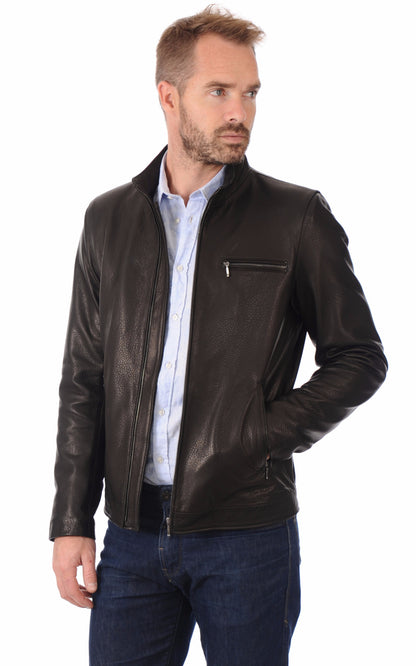 A &quot;TRENDY&quot; Noir La Canadienne Blouson Homme opened photo