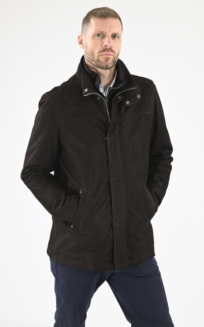 A &quot;MIKA&quot; Marron La Canadienne Blouson Homme closed photo