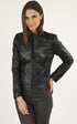 A "ANY FF" Noir La Canadienne Blouson Femme details photo