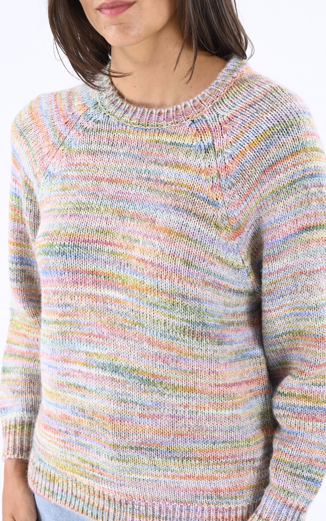 A &quot;MATY&quot; Multi Les Tricots de Léa Pull Femme closed photo
