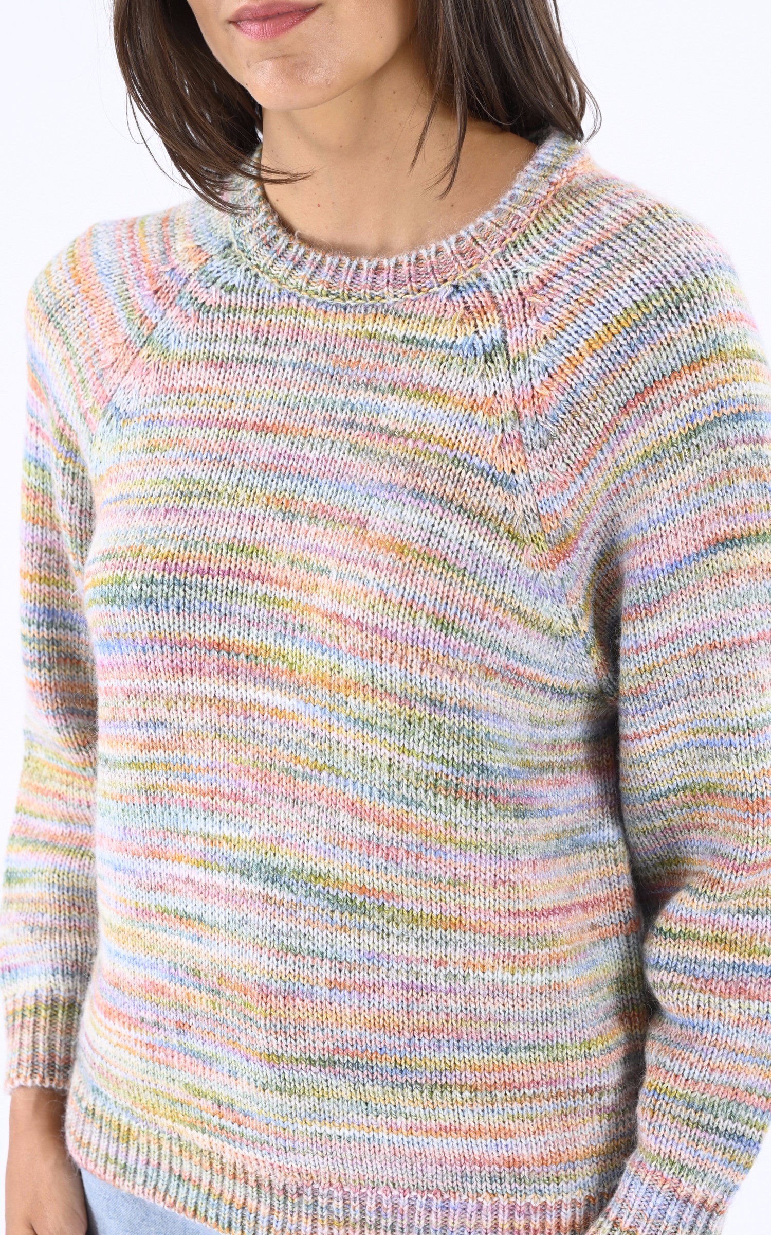 A &quot;MATY&quot; Multi Les Tricots de Léa Pull Femme details photo 4