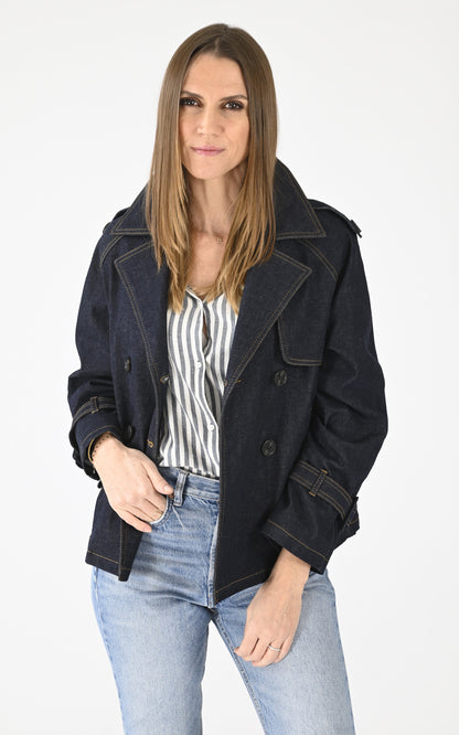 A &quot;LOUANE 64858&quot; Bleu Oakwood Veste Femme opened photo