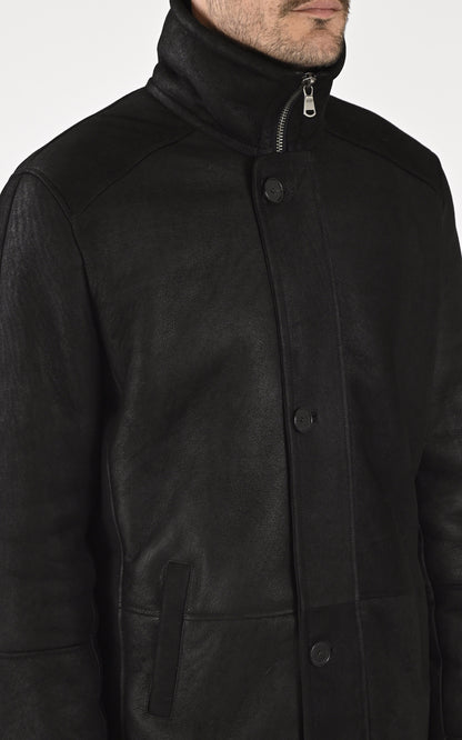 A &quot;GUILLAUME&quot; Noir La Canadienne 3/4 Homme details photo