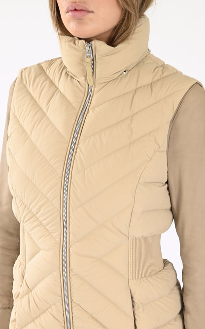 A &quot;HOSHI&quot; Beige Mackage gil_doudoune Femme details photo