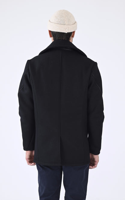 A &quot;740C&quot; Bleu Marine Schott Caban Homme back photo