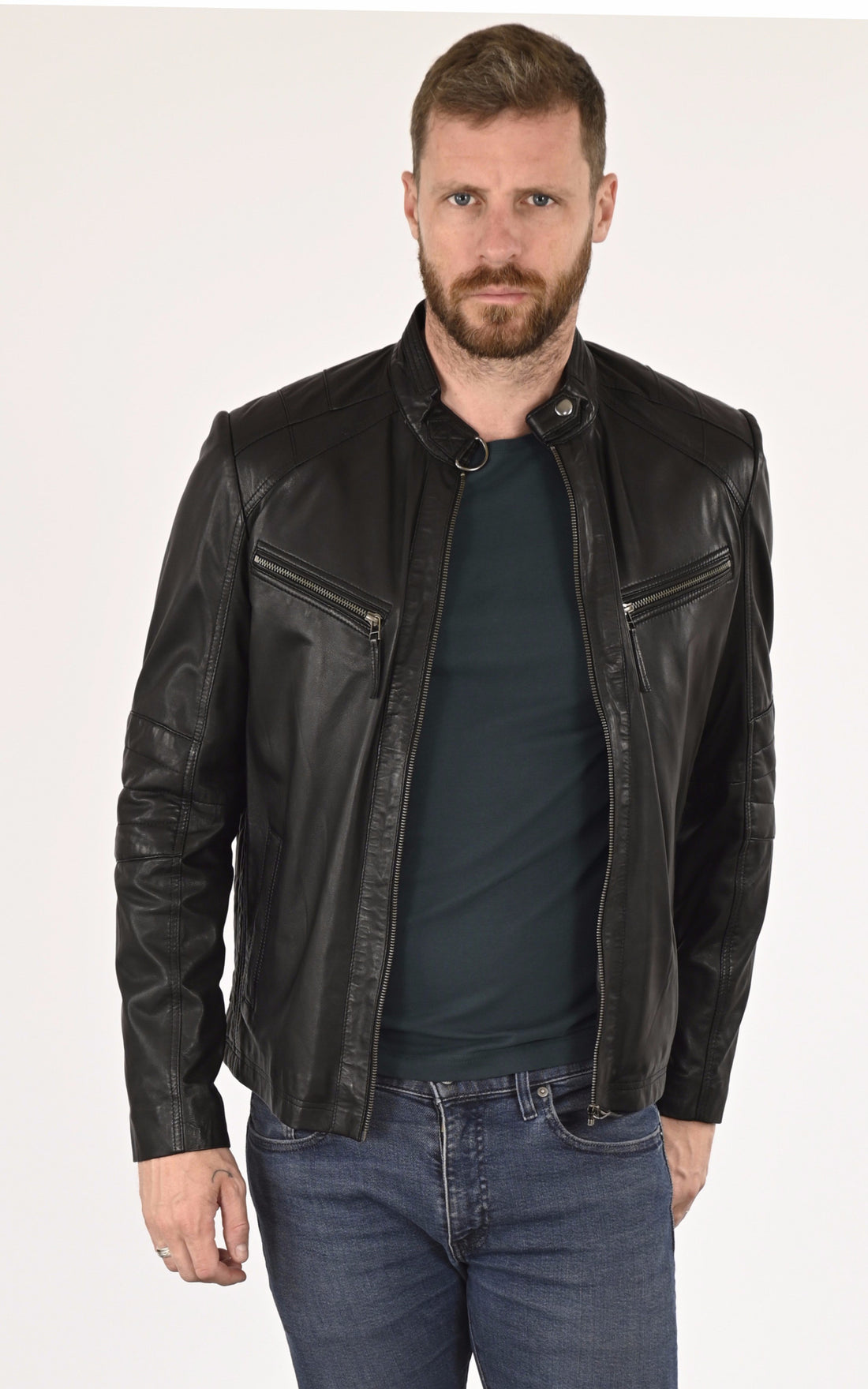 A &quot;BULK&quot; Noir La Canadienne Blouson Homme opened photo