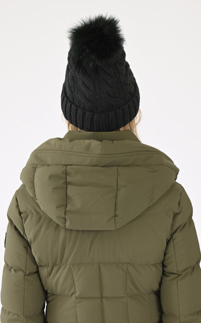 A &quot;AMALIE-TN&quot; Vert Soia &amp; Kyo Bonnet Femme back photo