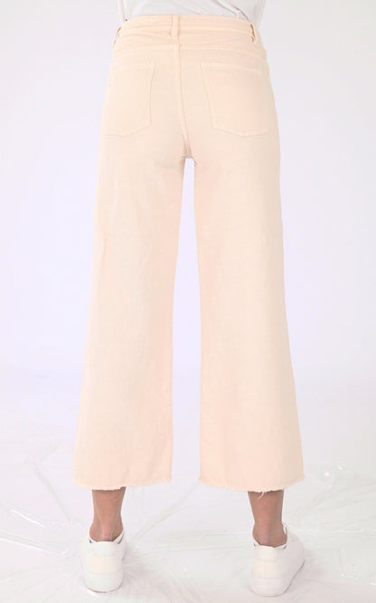 A &quot;AUGUSTE&quot; Beige Denim Studio Pantalon Femme interior photo