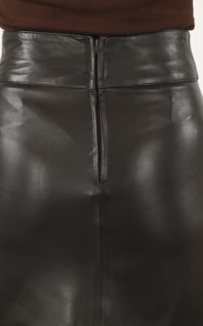 A &quot;JADE FF&quot; Marron La Canadienne Jupe Femme details photo
