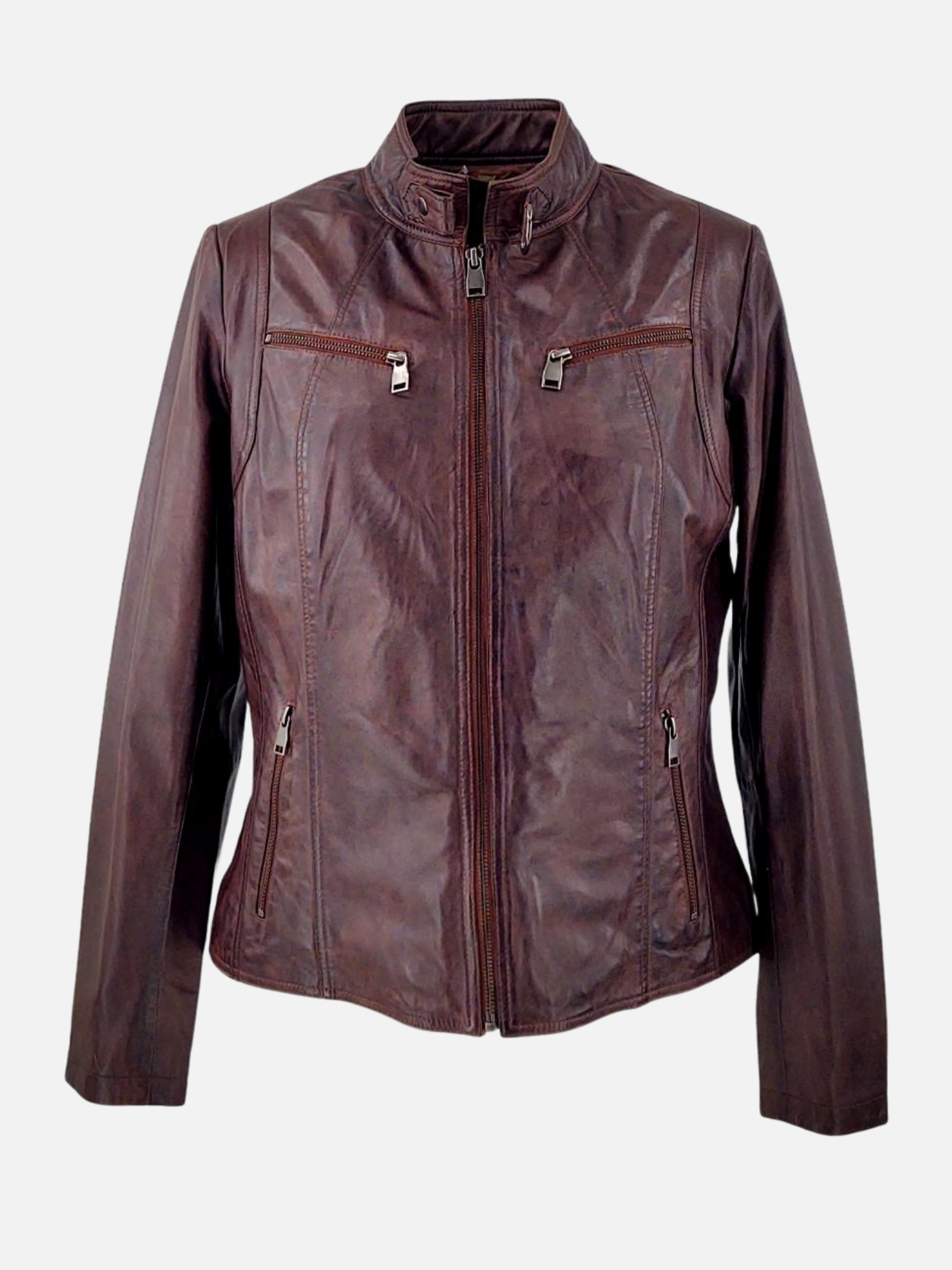 PP 100 - Comfort, 60 cm. Lamb Malli Leather - Women Copper Brown