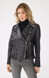 A "SATURNE FF" Noir La Canadienne Blouson Femme opened photo