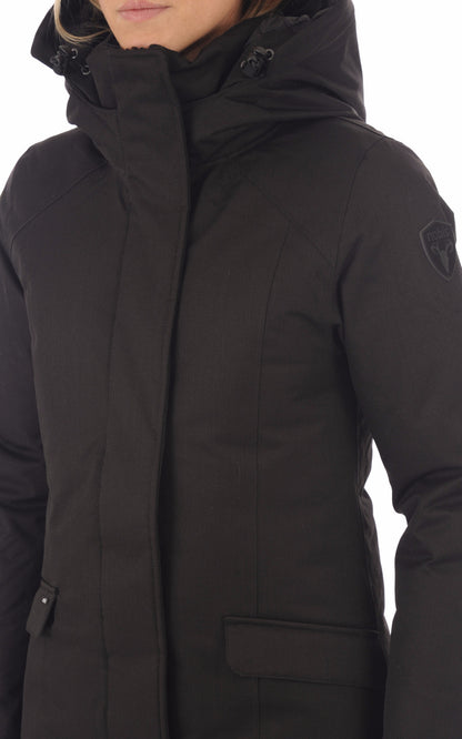 A &quot;REBECCA&quot; Noir Nobis Ves Doudoune Femme details photo
