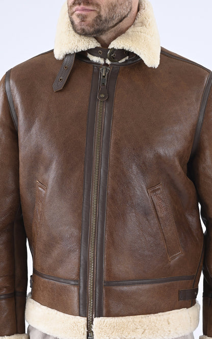A &quot;LC1259&quot; Mocca Schott Bombardier Homme details photo