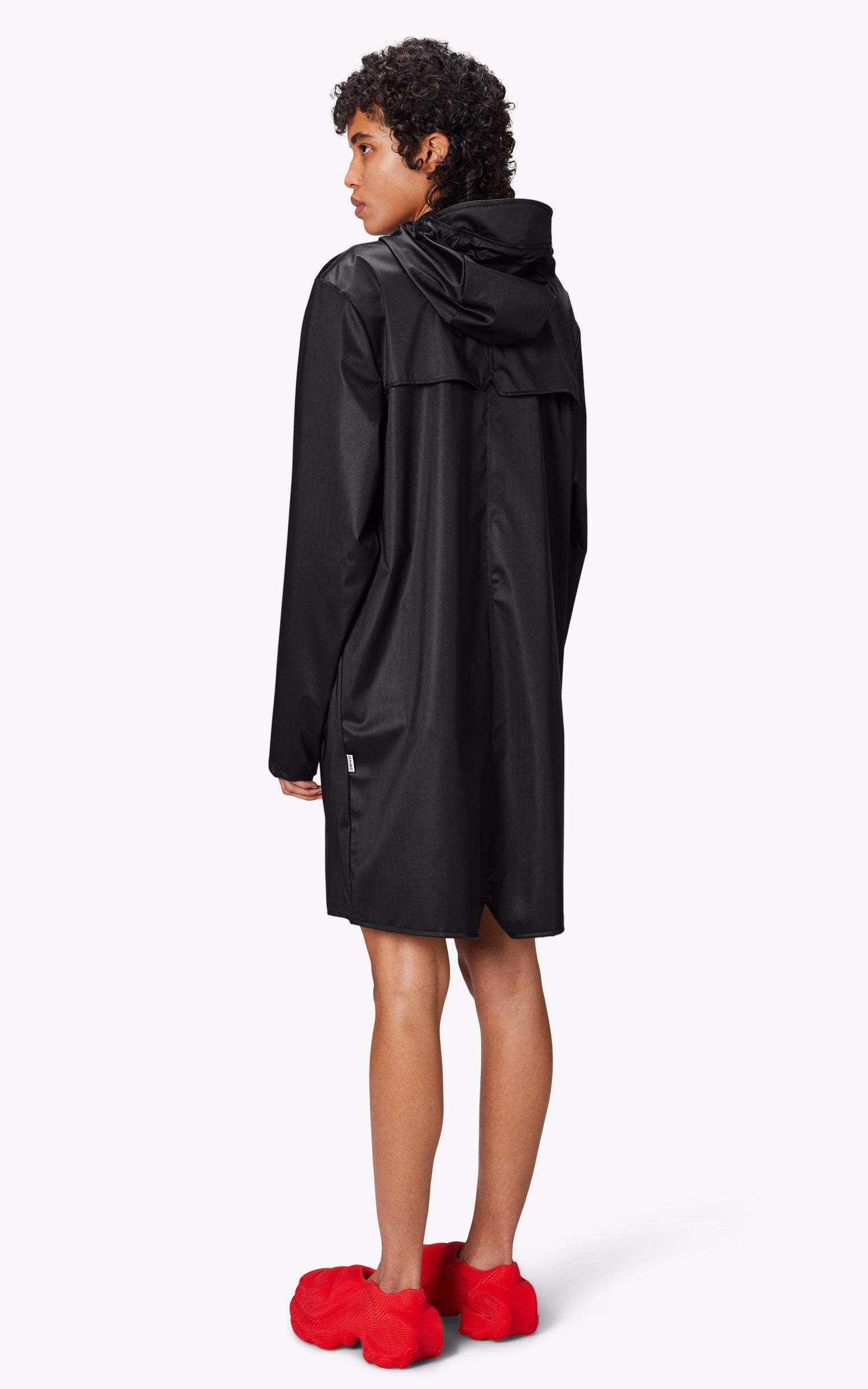 A "12020 JACKET" Noir Rains 3/4 Mixte back photo