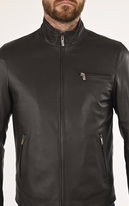 A &quot;TRENDY&quot; Marron La Canadienne Blouson Homme details photo