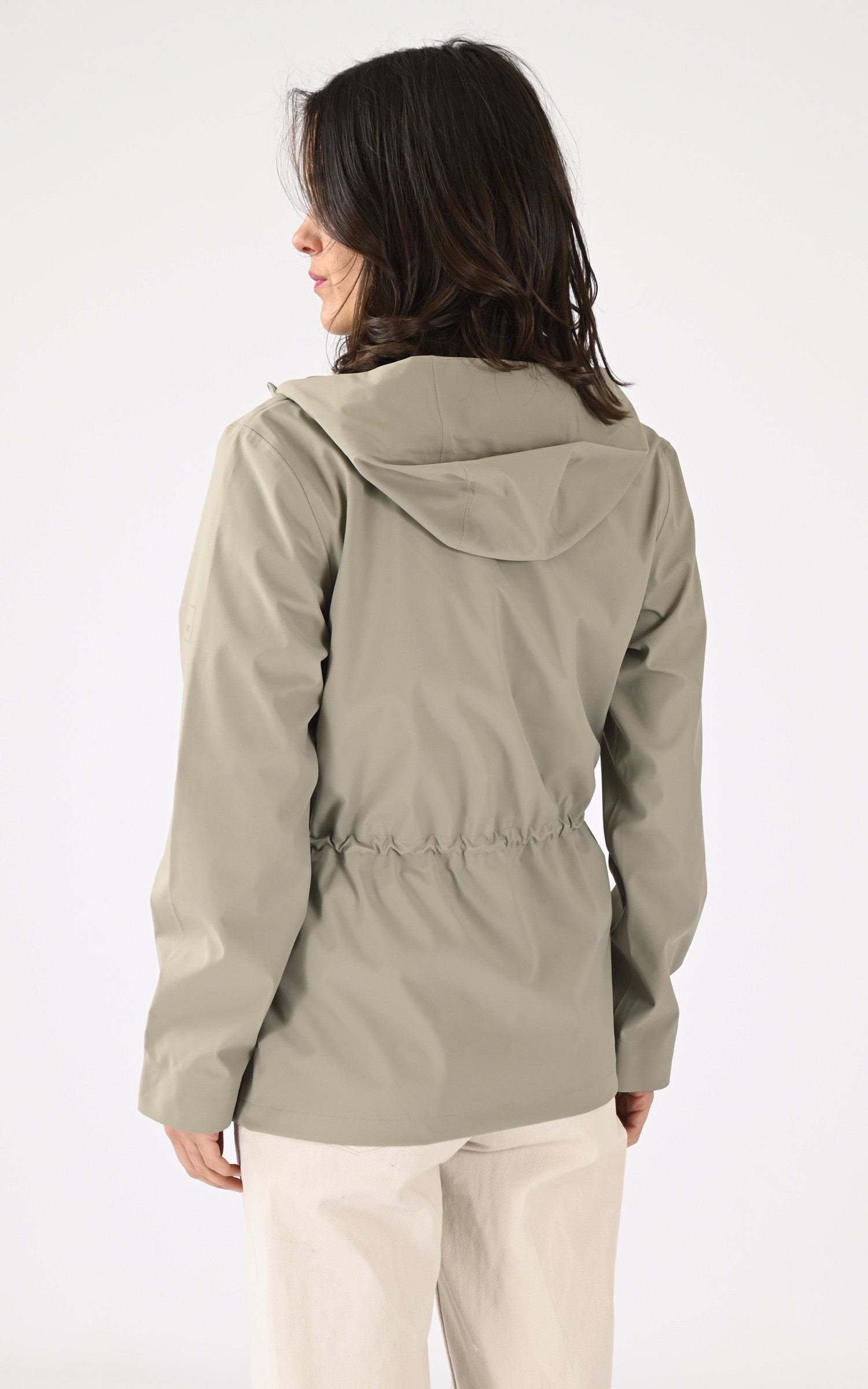 A &quot;12470 SUVA HARDSHELL STRING&quot; Kaki Rains Veste Mixte back photo