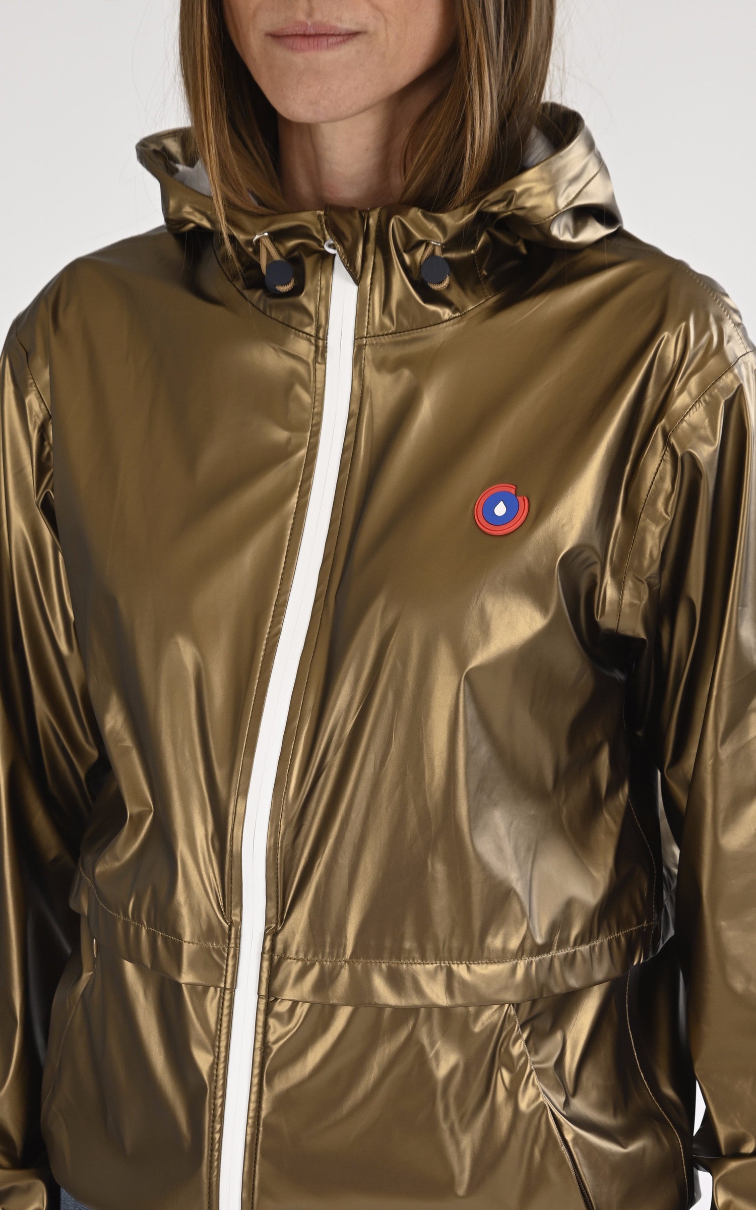 A &quot;ANORAK TECH 21245&quot; Gold Flotte Veste Mixte details photo 4