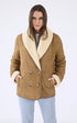 A "MELISSA" Camel La Canadienne Veste Femme closed photo