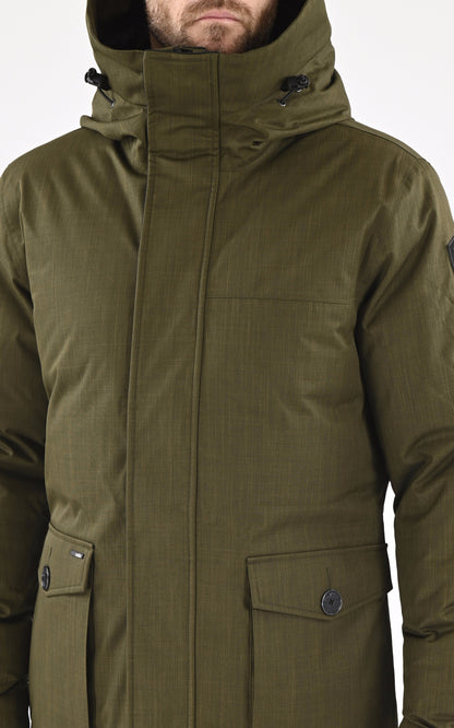 A &quot;YVES&quot; Fatigue Nobis 3/4 Doudoune Homme details photo