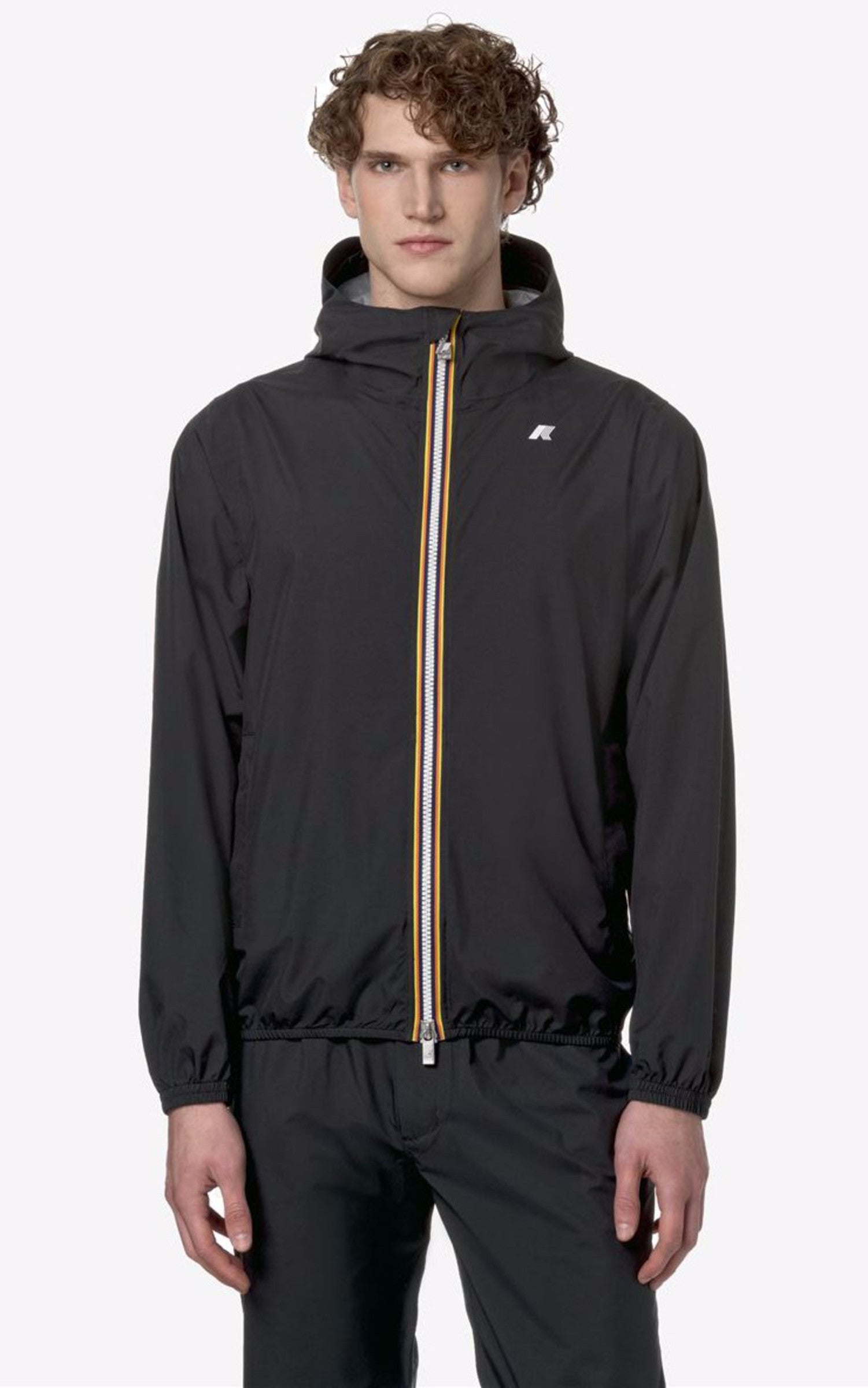 A &quot;JACK ECO STR DOT K5127QW&quot; Noir K-Way Blouson Homme opened photo
