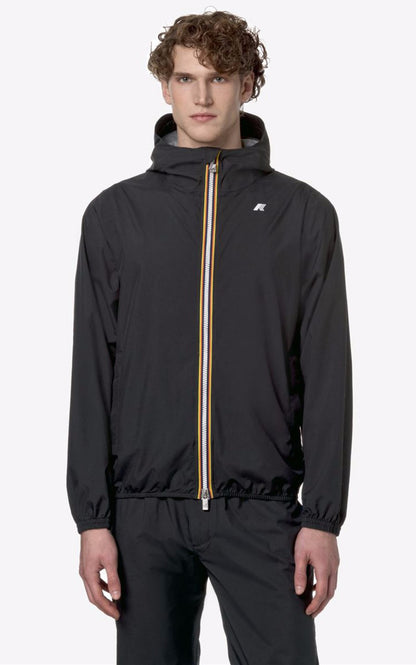 A &quot;JACK ECO STR DOT K5127QW&quot; Noir K-Way Blouson Homme opened photo