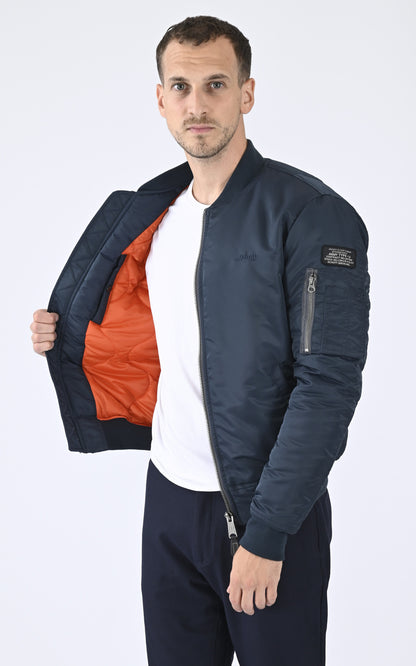 A &quot;AIRFORCE RS&quot; Marine Schott Blouson Homme interior photo