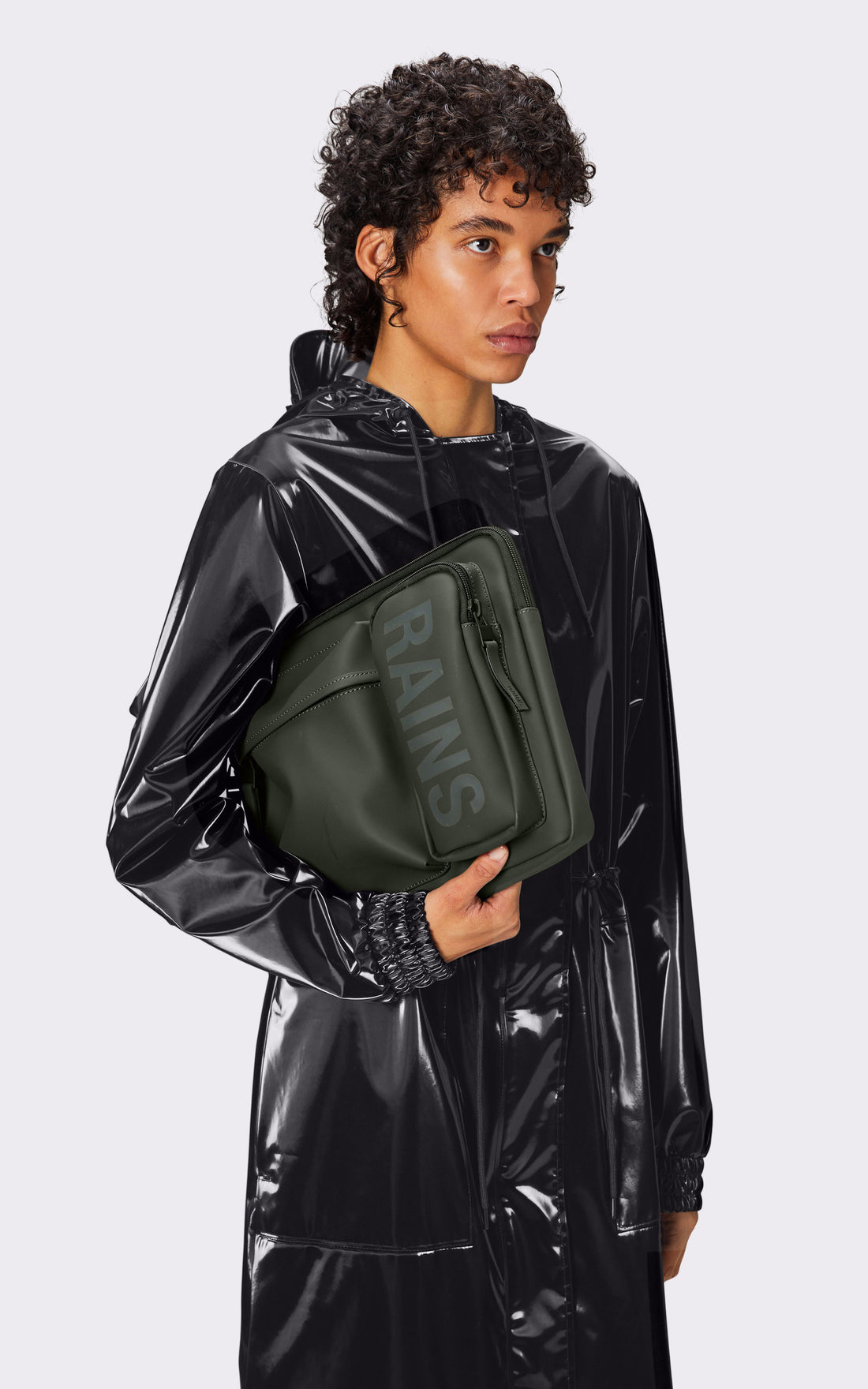 A &quot;16660 TEXEL LAPTOP 13/14&quot; Kaki Rains Pochette Mixte back photo