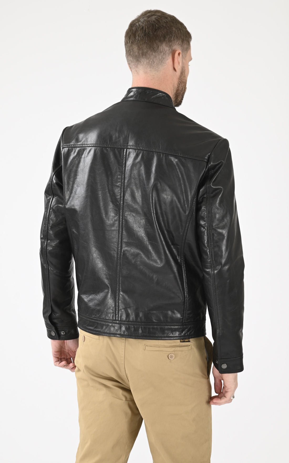 A &quot;RETRO&quot; Noir Serge Pariente Blouson Homme opened photo
