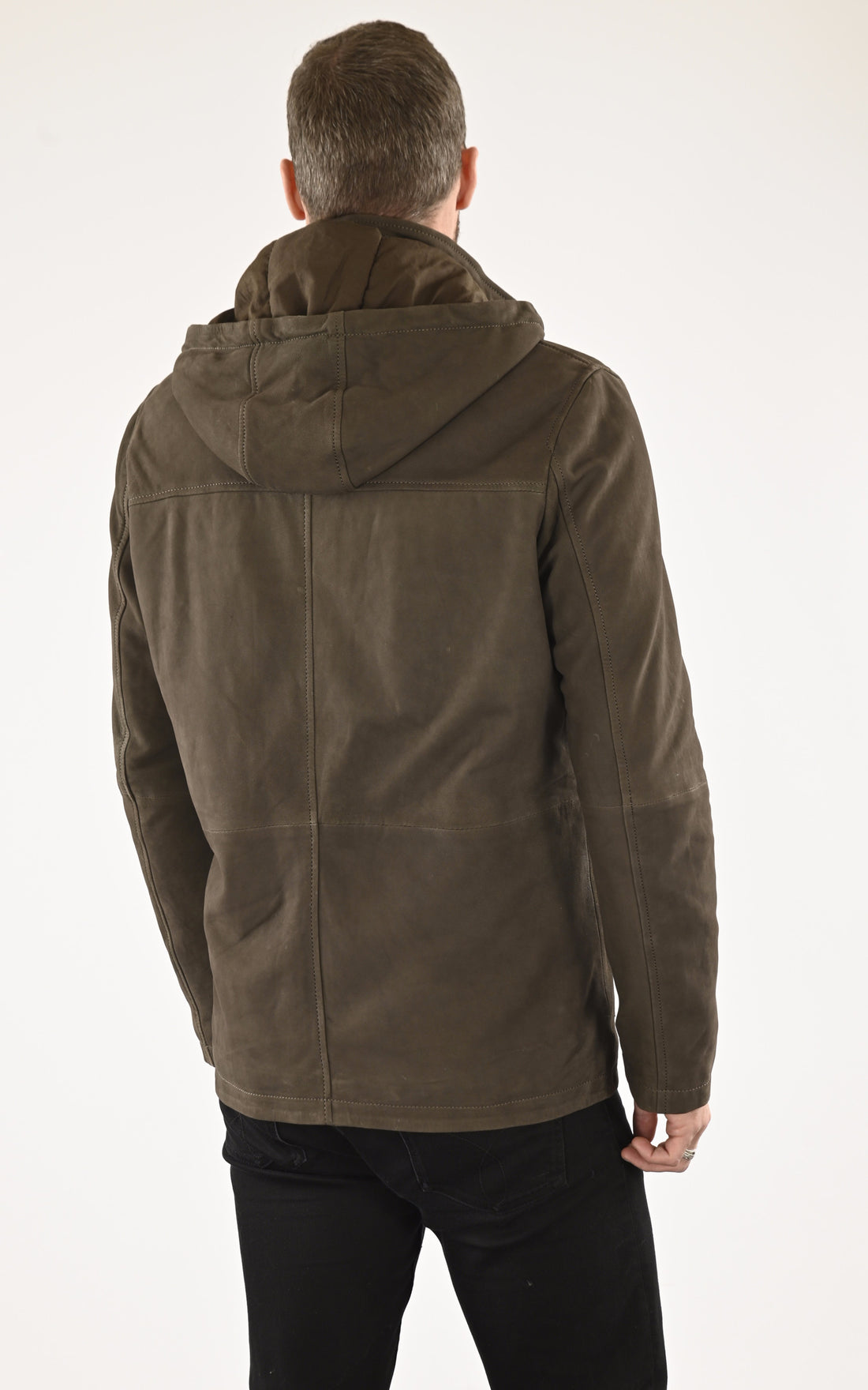A &quot;75035&quot; Kaki Serge Pariente Veste Homme opened photo