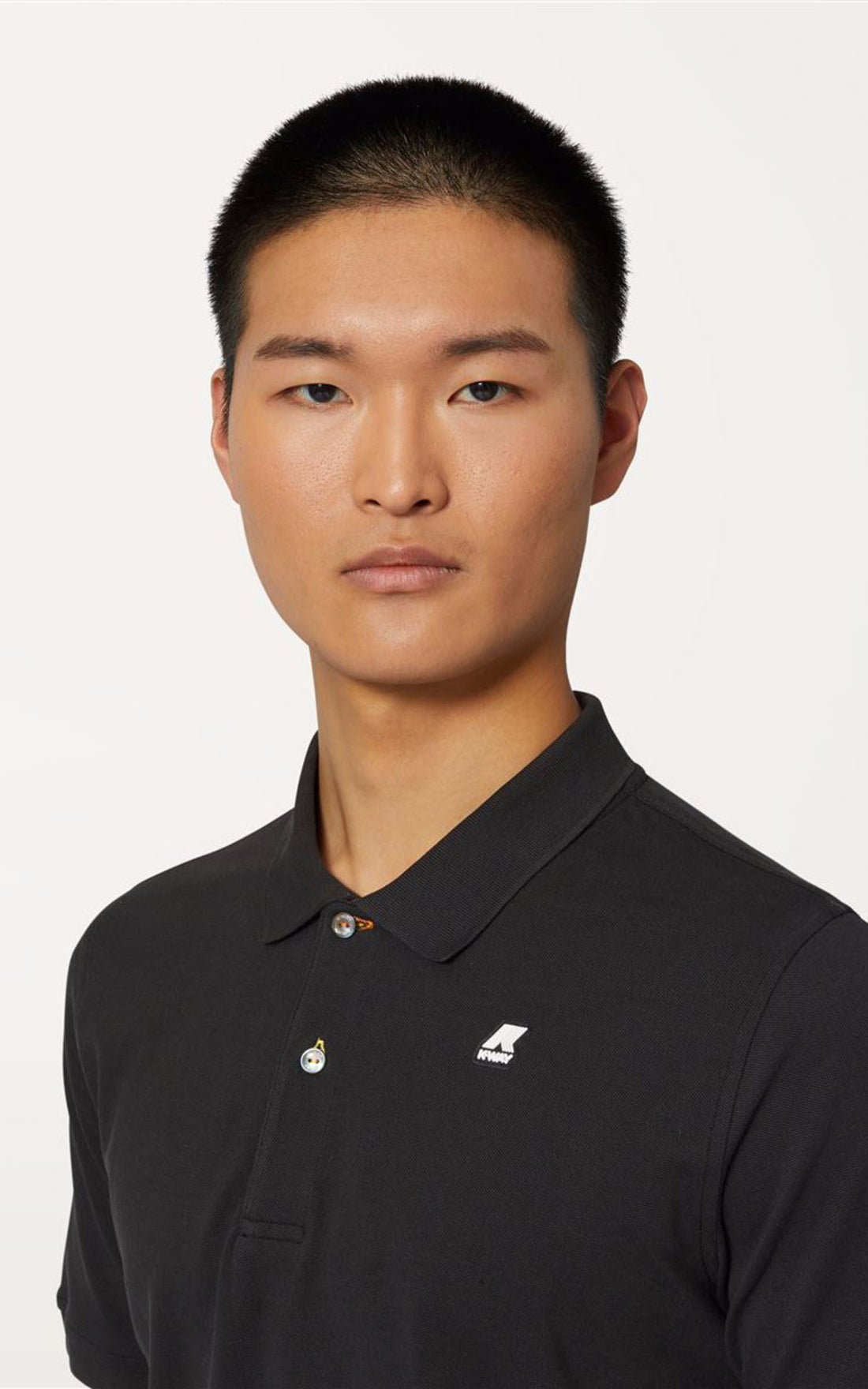 A &quot;VINNIE K7121MW&quot; Noir K-Way Polo Homme opened photo